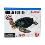 4D Master 4D Puzzle - Green Turtle: 22 Pcs