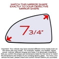 thumbnail image 4 of Driver Side Mirror Glass Assembly With Plastic Backing Plate (Non-Heated) Compatible with 2005-2010 Chevrolet Cobalt, 2007-2010 Pontiac G5, 4 of 5