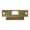 Antique Brass, variant on Deltana SPAN478U3 Strike Plate, 4.87 in. - Polished Brass
