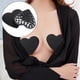 thumbnail image 5 of 2x 1 par de fundas reutilizables para empanadas almohadillas de silicona para camisas de vestir Sin mangas trajes de baño Corazón negro Hugo Cubierta de empanadas de pecho, 5 of 8