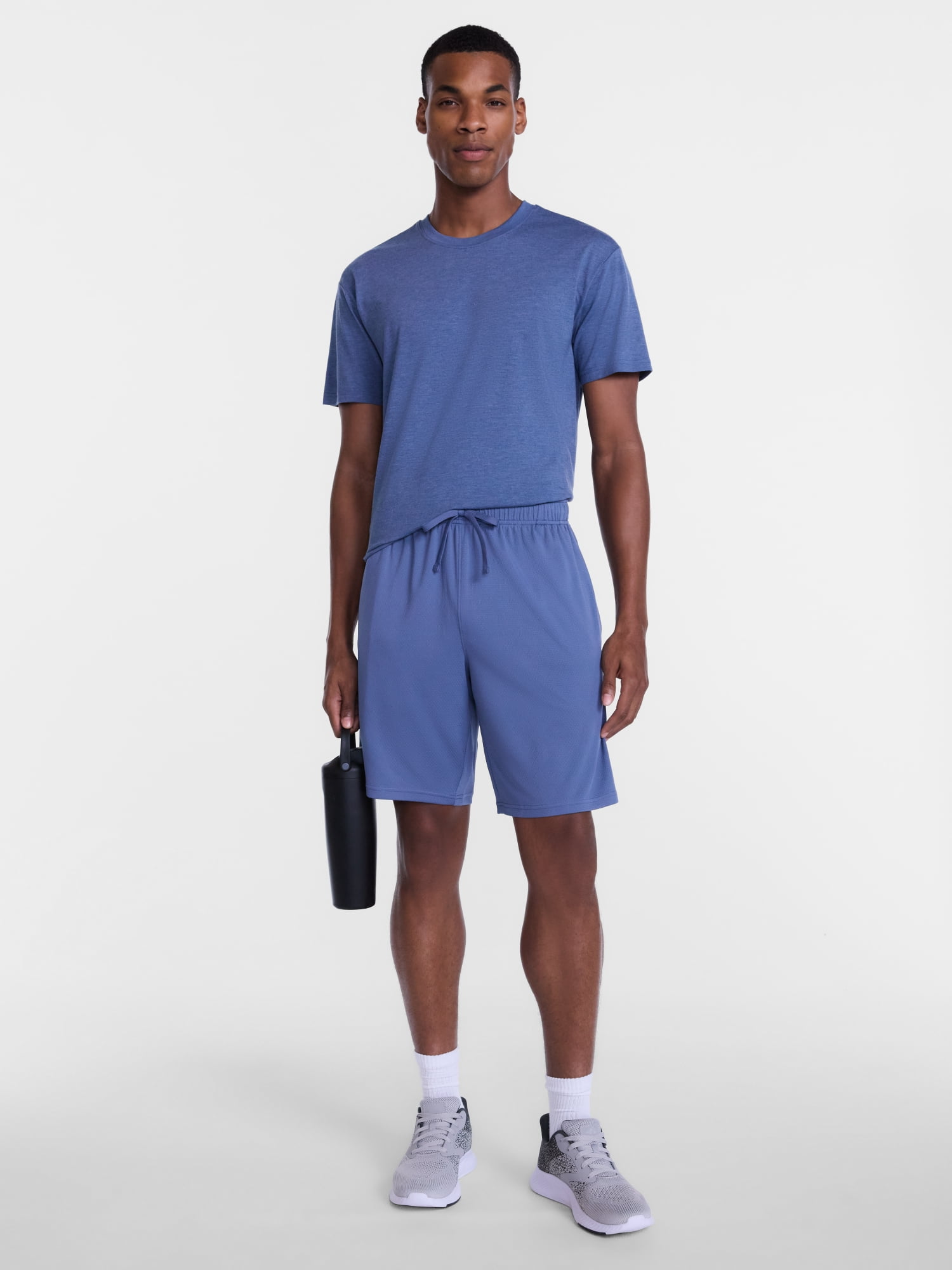 Athletic Works' Men's and Big Men's Tri Blend Tee with Short Sleeves, Sizes S-4XLT