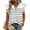 White #168, variant on WULMLEO Women's Casual Striped Top V-Neck Button Down Lightweight Summer Blouse Light Blue M