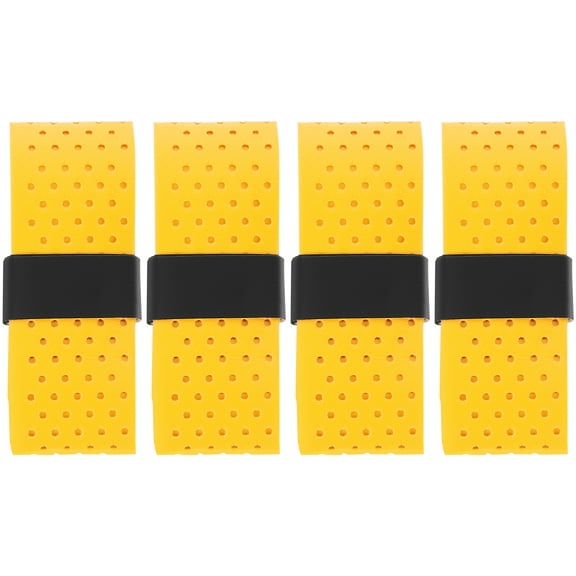 Drumstick Wrapping Tape with PU Material for Non-Slip Grip 4 Rolls Yellow