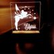 thumbnail image 5 of Lámpara de luces de noche de mariposa personalizada, luz de noche para niños, nombres personalizados Luz de noche de acrílico, luz de noche para niños, decoración de dormitorio, personalizada Feliz Sencillez, 5 of 5