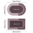 thumbnail image 3 of Tyidzon Bathroom Rugs Sets 2 Piece Non-Slip Bath Mat Super Absorbent Quick Dry Bathroom Mat in Front of The Kitchen Sink, Shower Room, Bathtub (16"x24", Red), 3 of 9