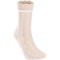 thumbnail image 6 of Lian LifeStyle Big Girl's Women's 5 Pairs Gorgeous Wool Blend Socks, Comfortable & Cozy | Durable & Breathable Crew Socks L1853 Size 6-9 5P5C-1, 6 of 9