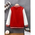 thumbnail image 4 of 9t Kid Boys Tops 10t Big Boys Fashion CHICAGO Embroidery Color Block Baseball jacket Sizes 7-15, 4 of 7