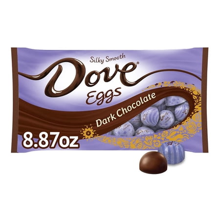 DOVE Dark Chocolate Egg-Shaped Easter Candy | (3) Bags x 8.87oz (Total 108 Eggs)