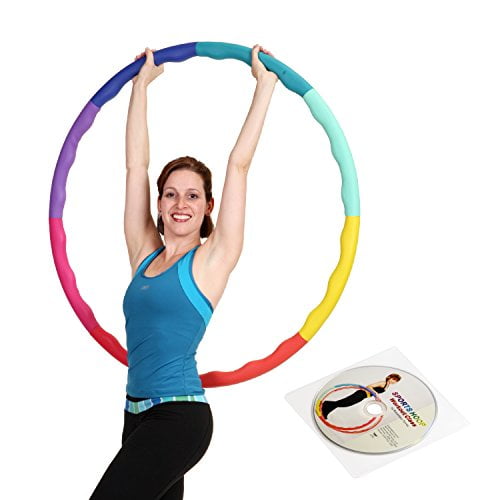 Soft Rubber Foam Padding Large Weighted Hula Hoop for
