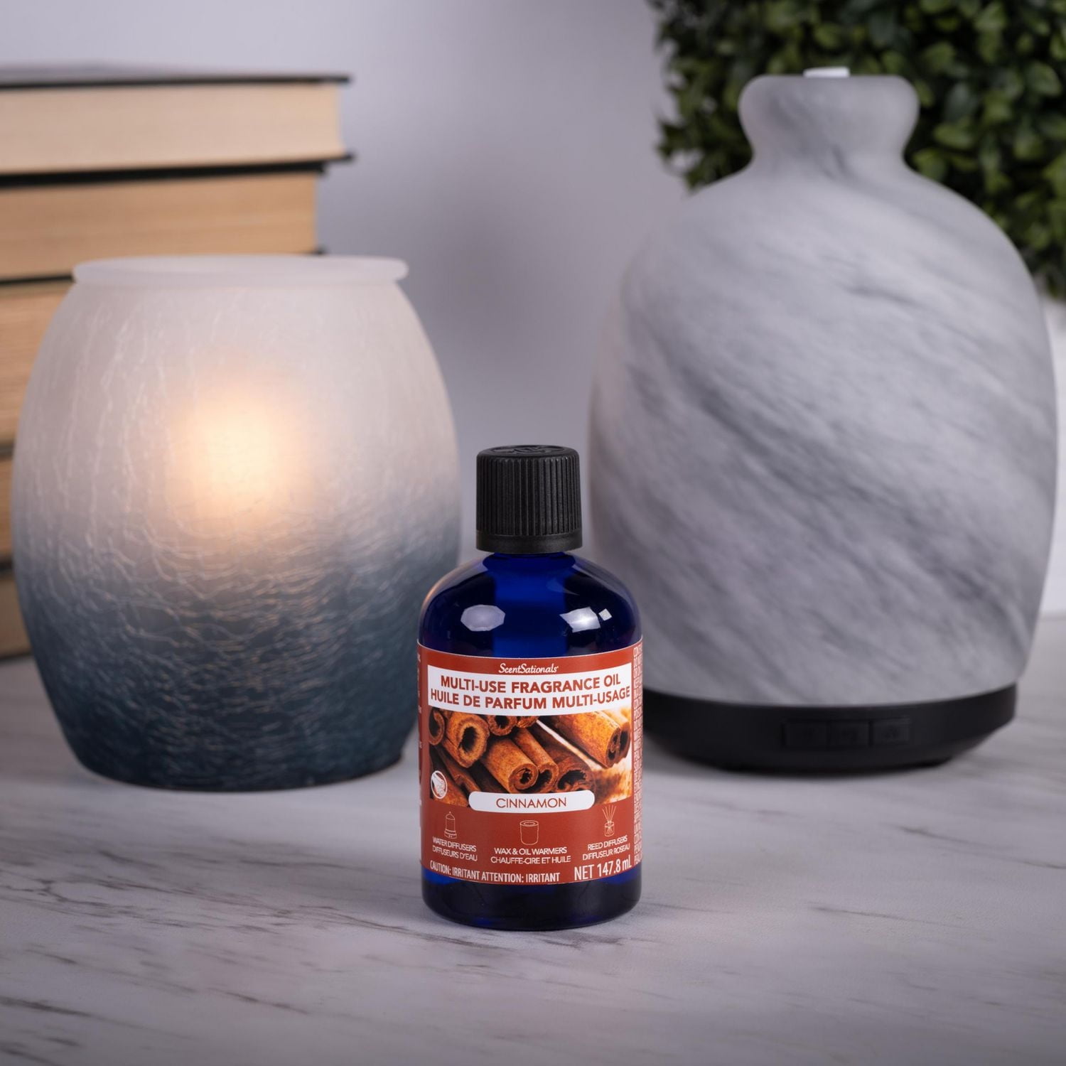 Huile parfumée multi usages ScentSationals - Cinnamon 147,8 ml