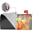 thumbnail image 4 of Autumn Fall Mailbox Cover Magnetic Standard Size 18" X 21", Thanksgiving Sunflower Pumpkin Maple Leaves Mailbox Wraps Post Letter Box Cover Garden Yard Outdoor Decorations, 4 of 6