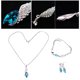 thumbnail image 1 of Kit De Collar, Pulsera Y Pendientes, Elegante Juego De 3 Piezas, Collar Azul, Pendientes, Pulsera, Hermosa aleación Para Boda, 1 of 7