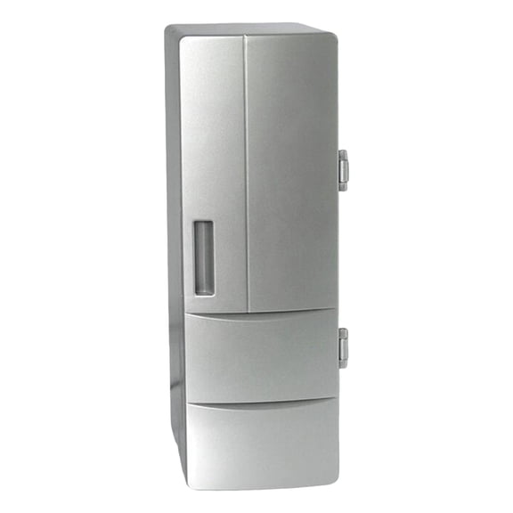 Refrigerador genérico Strade Fareast Limited para automóvil mini refrigerador USB refrigeradores y calentadores de Alto Rendimiento Plata