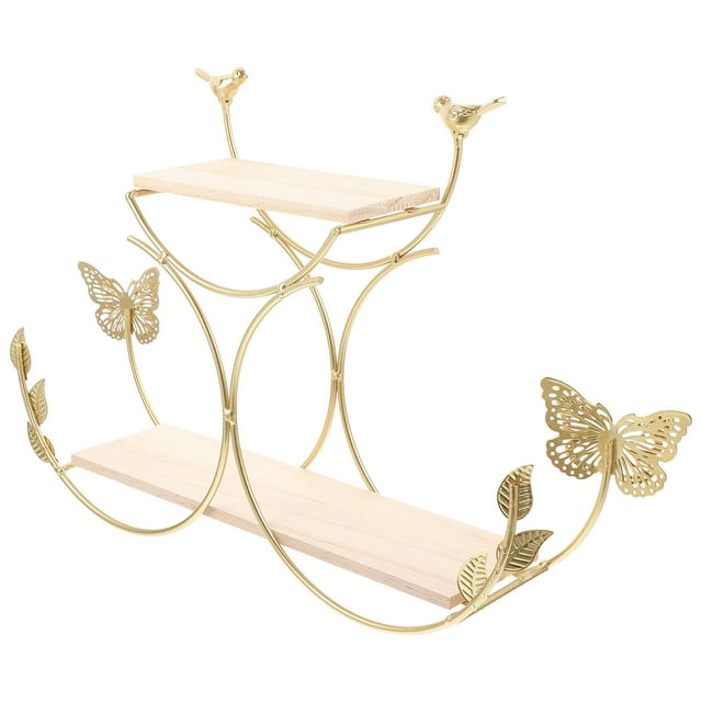 unbranded 1Ud Repisa De Pared Decorativa Beige Para Cocina Y Con Estructura De Hierro Resistente