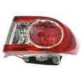 thumbnail image 2 of LABLT Red Passenger Side Outer Brake Tail Light Right for 2011-2013 Toyota Corolla, 2 of 5