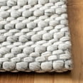 thumbnail image 3 of SAFAVIEH Marbella Lorenzo Striped Area Rug, Light Grey/Ivory, 8' x 10', 3 of 10
