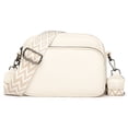 thumbnail image 3 of Bolso Hombro Retro para Mujer Bandolera Con Correa Ancha Cuero PU (Beige), 3 of 4