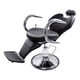 thumbnail image 2 of Silla de Barbería Nanofort Negra y Plata Piston Hidraulico mkz-bx2668b, 2 of 4