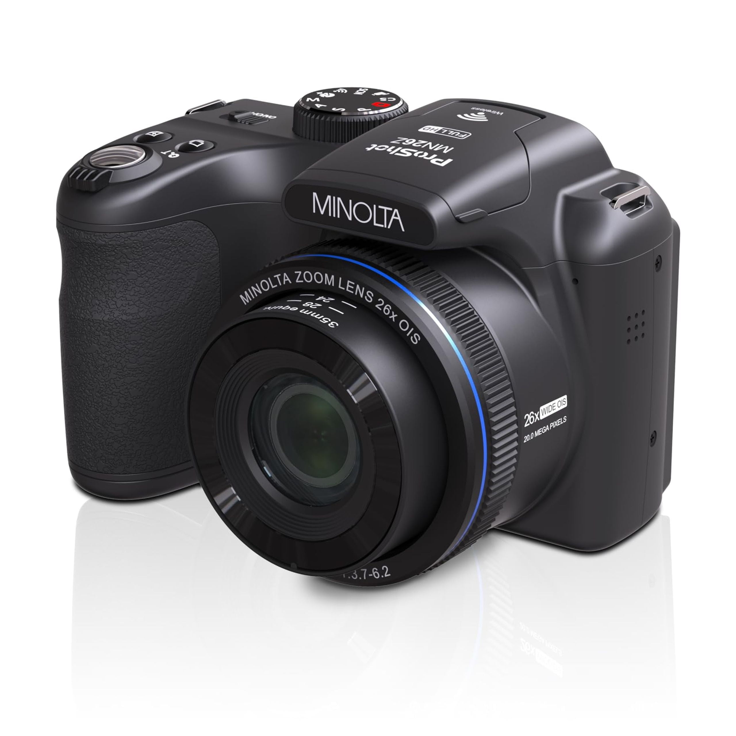 Minolta MN53Z-BK 16.0-MP 53x Optical Zoom Camera, High-Resolution