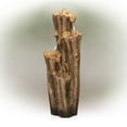 thumbnail image 4 of Alpine Corporation 47-Inch 3-Tier Cascading Tree Bark Fountain with 3 LED Lights, 4 of 11