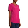 thumbnail image 4 of Scrubstar Women's Seasonal Solid Contrast V-Neck Scrub Top, 4 of 6