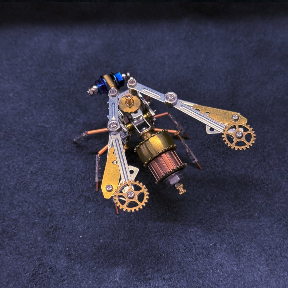 3D Metal Puzzle Flying Insects Model Kit, 138PCS Steampunk DIY Assembly Mechanical Building Kit Collectible Home Decor for Birthday Christmas Adults & Teens