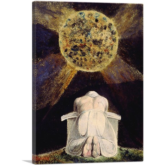 ARTCANVAS The Song of Los Canvas Art Print by William Blake - Size: 12" x 8" (0.75" Deep)
