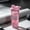 Pink, variant on Ke1Clo Handheld Protein Shaker Bottle, 600ml Leak-Proof Mixing Cup with Stirrer for Gym Workout, Sports Water Bottle with Storage Compartment for Fitness Travel, Beige