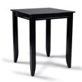 thumbnail image 4 of Homestyles Linéaire Bois Haute Table à Manger en Noir, 4 of 4