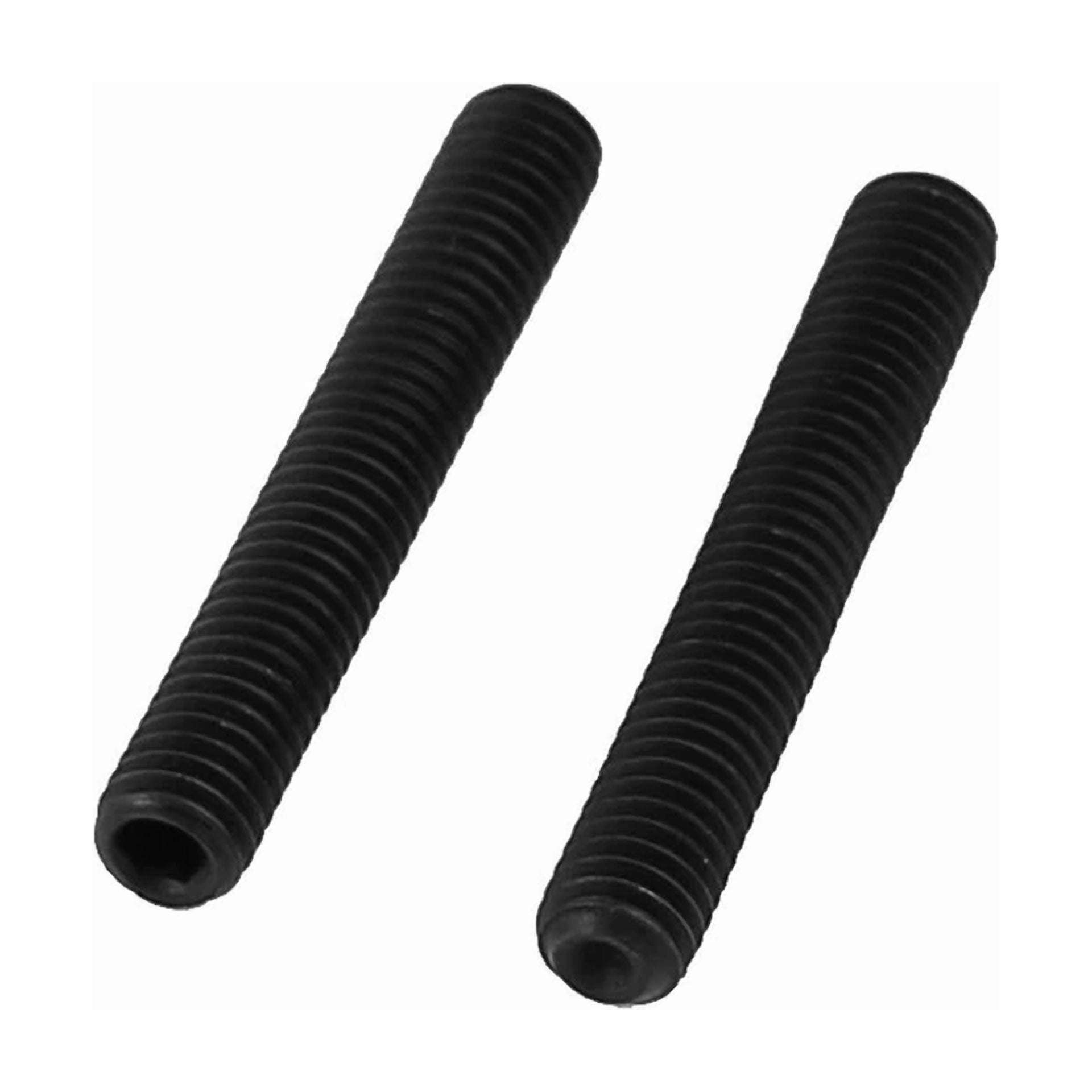 BUTTERFLY- 50Pcs M3 X 20Mm Alloy Steel Hex Socket Set Grub Screws Headless Cup Point Black