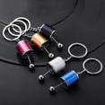 thumbnail image 3 of Black Polished Metal 6-Speed & Reverse Gear Shifter Keychain - Functional Manual Transmission Model, Lightweight Compact Design, Creative Car Lover Gift for Keyrings, Bags, Mobile -, 3 of 6
