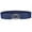 Blue w Silver Buckle, variant on Beltox Women’s Elastic Waist Belt w Double Gold Ring White 27-35"