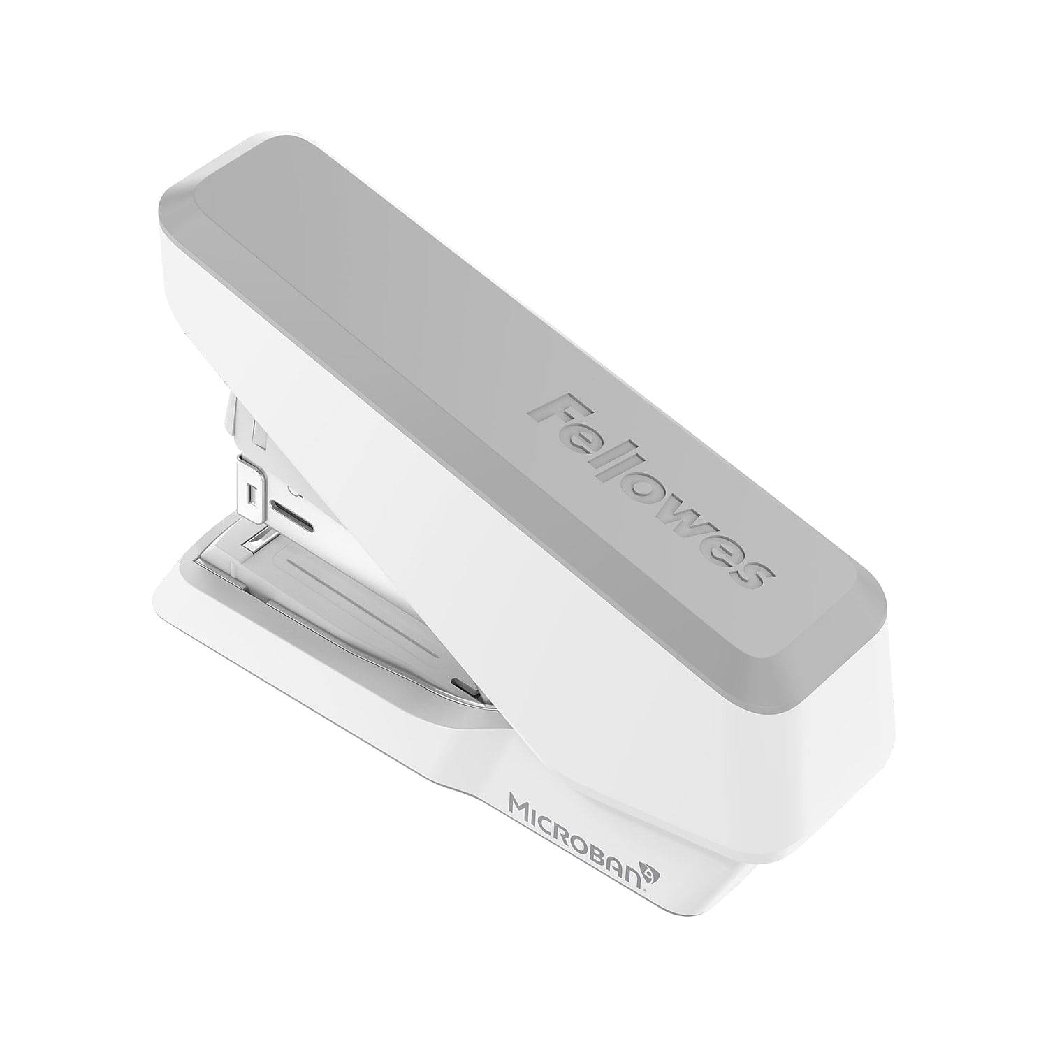 Fellowes LX860 EasyPress Half Strip One Touch Desk Stapler 40 Sheet Cap White