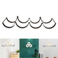 thumbnail image 3 of Wall Mount Toilet Paper Holder Wall Mount Tissue Storage Rack Tissue Rack for Kitchen Bathroom Black, 3 of 8