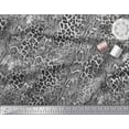thumbnail image 1 of Soimoi Gray Moss Georgette Fabric Leopard & Snake Animal Skin Printed Fabric 1 Yard 42 Inch Wide, 1 of 3