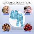 thumbnail image 7 of Bingfone Men's Pajama Set 2 Piece Loungewear PJs, Long Sleeve with Pajama Pants-Healthy And Ill White Teeth, 7 of 7