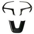thumbnail image 1 of Reemplazo de la cubierta del volante de 3 piezas para Dodge Challenger Charger Durango 2015-2019 estilo de fibra de carbono, 1 of 5