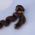 thumbnail image 4 of Moda 1m muñecas marionetas peluca rizada pelo para accesorios de ropa DIY marrón Zulema Pelucas de muñecas BJD, 4 of 8