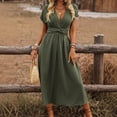 thumbnail image 2 of Women's Fashion Dress Cienvnstg Flowy Dress for Women for Everyday Wear New Women's Party Dress, 2 of 4