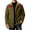 G05-Army Green, variant on Men's Fleece Lined Trucker Jacket Heavyweight Warm Winter Coats Turndown Collar Sherpa Overcoat with Flap Pockets S