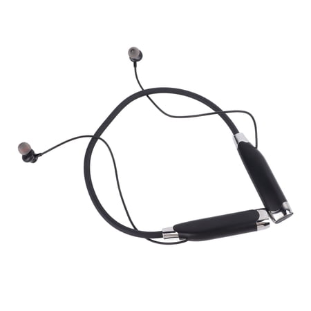 Xirurus Bluetooth Neckband Headphones, Noise Canceling Rich Bass Low Power Wireless Headsets for Sports Daily, Built-in 500mAh Battery with Type-C Charging, Lightweight In-Ear Earphones, Black