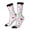 2 Black-1, variant on Lilies Flowers Print Adult Socks for Men & Women,Calf Socks, Ankle Socks,Boots Socks,Breathable Casual Sock,Unisex Crew Socks