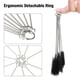 thumbnail image 3 of Juego de cepillos de paja tubo de nailon gafas teclados cepillo de limpieza negro 10 Uds., 3 of 8