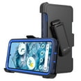 thumbnail image 7 of Xhy Google Pixel 8 Case with Belt Clip Holster Military Grade Heavy Duty Protection 3 in 1 Shockproof Armor Rugged Durable Detachable for Pixel 8 Phone - Dark Blue+Blue, 7 of 7