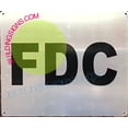 thumbnail image 1 of FDC Sign - FIRE Department Connection Sign (Silver, Aluminium- Rust Free, 10X12) (ref-2201), 1 of 5