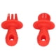 thumbnail image 1 of Cuchara De Silicona, Tenedor Masticable De Silicona Autoalimentable Suave De Seguridad Para Aliviar La Ansiedad, 1 of 7
