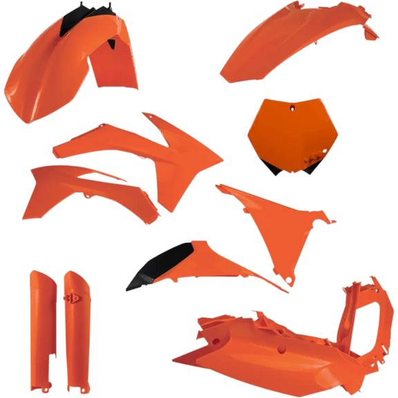 Acerbis Orange/White/Black Body Plastic Kit (2205290145)