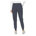 thumbnail image 3 of MED COUTURE Women's Moisture-Wicking Peaches Seamed Jogger, Color: Pewter, Size: XS Petite (8721P-PWTR-XS), 3 of 5