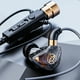 thumbnail image 5 of Auriculares con cable 96dB 3.5mm Reducción de ruido en auditorios de audio al aire libre en vivo Streaming en vivo Grabación de voz Vlogging Auriculares Negro 1.2m Methold EL022391-01B, 5 of 7