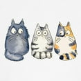 thumbnail image 3 of CafePress - Three 3 Cats Kids Baseball Jersey - Kids Cotton Baseball Jersey, 3/4 Sleeve Shirt, 3 of 4
